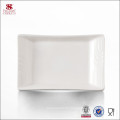 white Ceramic Square dish for logo printing